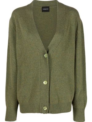 Simonetta Ravizza Natalie wool-cashmere cardigan - Green