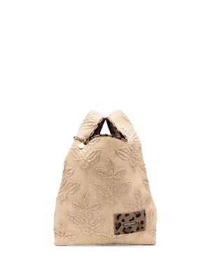 Simonetta Ravizza raffia tote bag - Neutrals