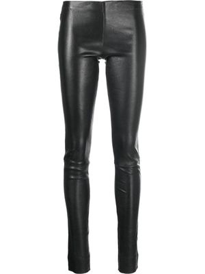Simonetta Ravizza skinny-fit leather leggings - Black