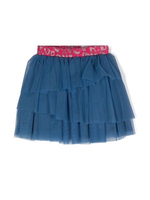 Simonetta tiered tutu skirt - Blue