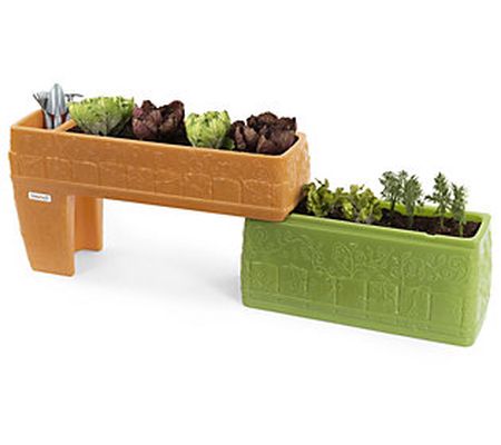 Simplay3 Seed to Sprout Slide & Store Two-Level Planter