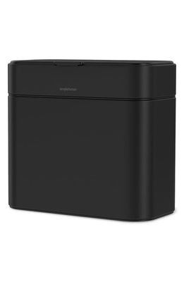 simplehuman 4L Compost Caddy in Matte Black