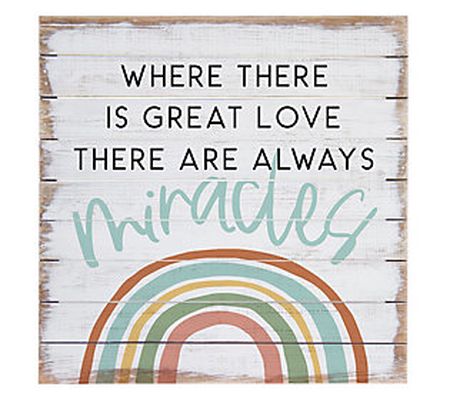Sincere Surroundings 14" There Are Miracles Per fect Pallet