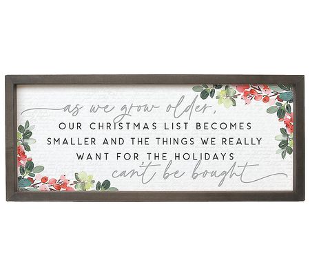 Sincere Surroundings 24" Grow Older Holly Farmh ouse Frame