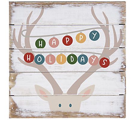 Sincere Surroundings 8" Happy Holidays Deer Pal let Petite