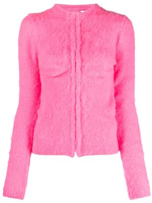 Sinead O'Dwyer cut-out brushed cardigan - Pink