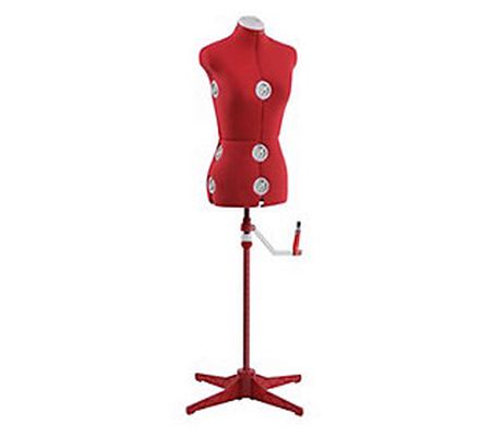 Singer Small / Medium Dress Form Red