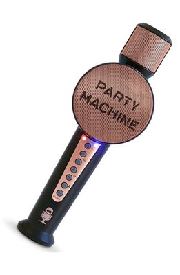 Singing Machine Party Machine Karaoke Microphone in Rose Gold