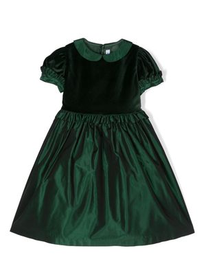 Siola bow-detail ruffled dress - Green