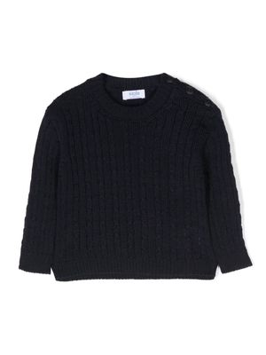 Siola cable-knit merino jumper - Blue