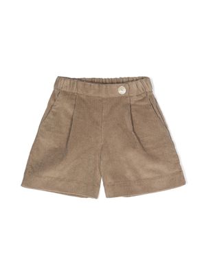 Siola corduroy cotton shorts - Neutrals