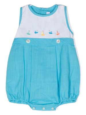 Siola embroidered-boat body - Blue