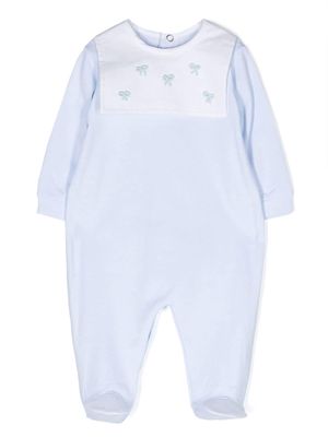 Siola embroidered-bow body - Blue