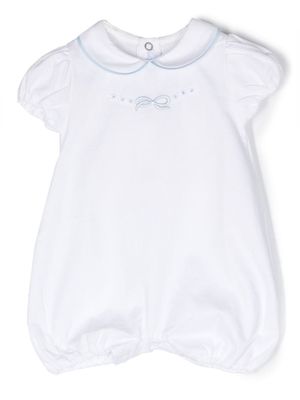Siola embroidered cotton body - White