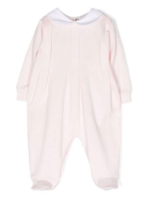 Siola embroidered-dots pleated body - Pink
