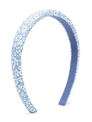 Siola floral-print head band - Blue