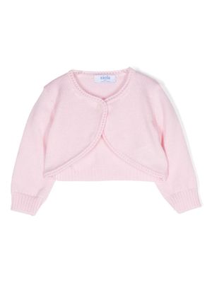 Siola long-sleeve wool cardigan - Pink