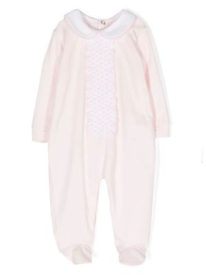 Siola smocked-detail pajamas - Pink