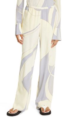 SIR Adrianna Relaxed Fit Silk Pants in Cesco Print