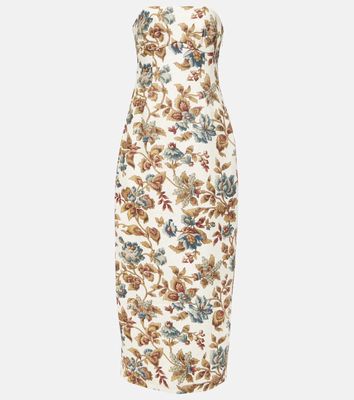 SIR Eleanora floral linen maxi dress