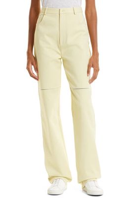 SIR Esther Openwork Inset Cotton Blend Pants in Pistachio