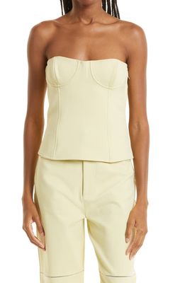 SIR Esther Strapless Bustier Top in Pistachio