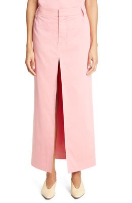SIR Giacamo Front Slit Maxi Skirt in Pink