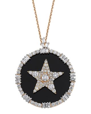 Sirius Stat 14k Diamond Pave Necklace