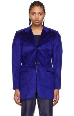 Situationist Purple Cotton Blazer