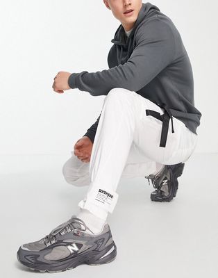 Sixth June regular fit strap cargo pants in off white