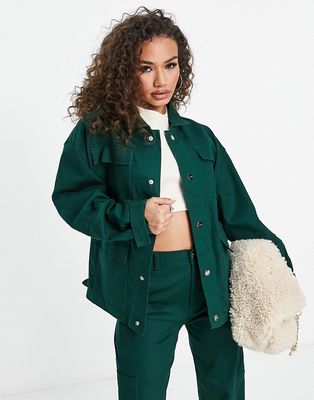 Sixth June workwear jacket in green