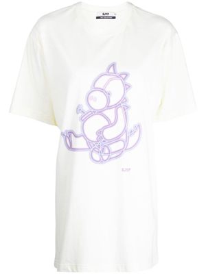 SJYP graphic-print T-shirt - White