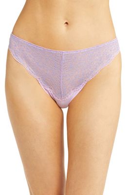 Skarlett Blue Rouse Lace Thong in Thistle