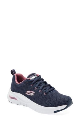SKECHERS Arch Fit Glee For All Running Shoe in Navy/Pink
