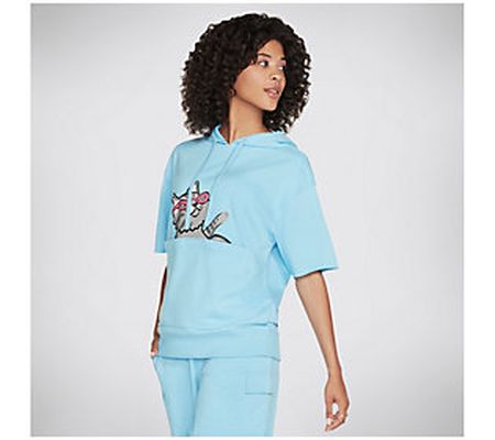 Skechers BOBS Pouch Pals Pullover Hoodie - Lounge Cat