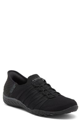 SKECHERS Breathe Easy Roll with Me Sneaker in Black