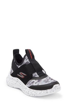 SKECHERS Fast Washable Sneaker in Black/Grey