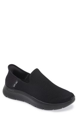 SKECHERS Go Walk Flex Slip-On Sneaker in Black