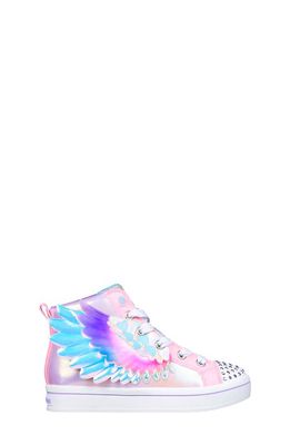 SKECHERS Kids' Twi-Lites 2.0 Light Up High Top Sneaker in Pink/Multi