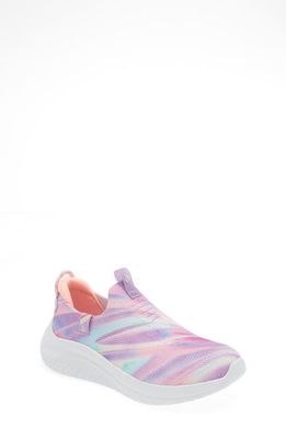SKECHERS Kids' Ultra Flex 3.0 Washable Slip-On Sneaker in Lavender/Multi