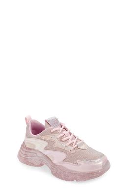 SKECHERS Prismatic Glitter Sneaker in Light Pink/Multi