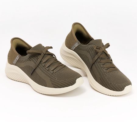 Skechers Slip-ins Ultra Flex Vegan Washable Shoes-Brilliant