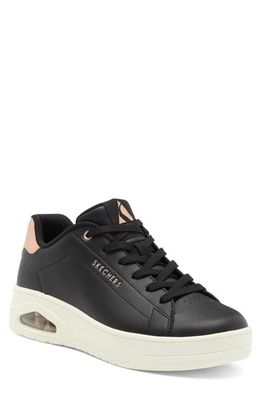 SKECHERS Uno Court Courted Air Sneaker in Black