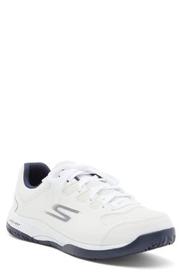 SKECHERS Viper Court Pickleball Sneaker in White/Navy 