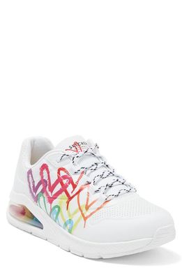 SKECHERS x JGoldcrown Uno 2 - Floating Love Sneaker in White