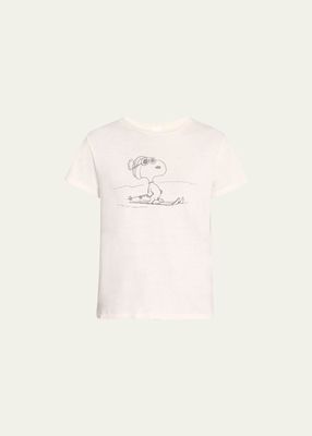 Ski Snoopy Classic Short-Sleeve Tee