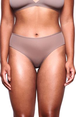 SKIMS Fits Everybody Hipster Briefs in Umber