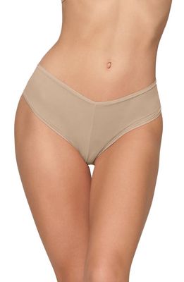 SKIMS Fits Everybody Low Rise Hipster Briefs in Clay