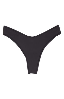 SKIMS Fits Everybody Thong in Onyx