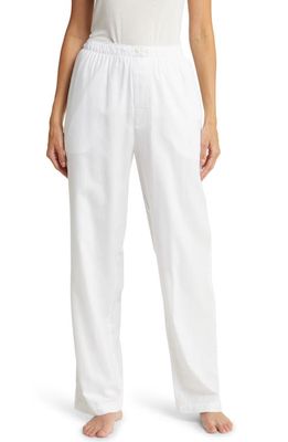 SKIMS Hotel Cotton Blend Pajama Pants in Marble